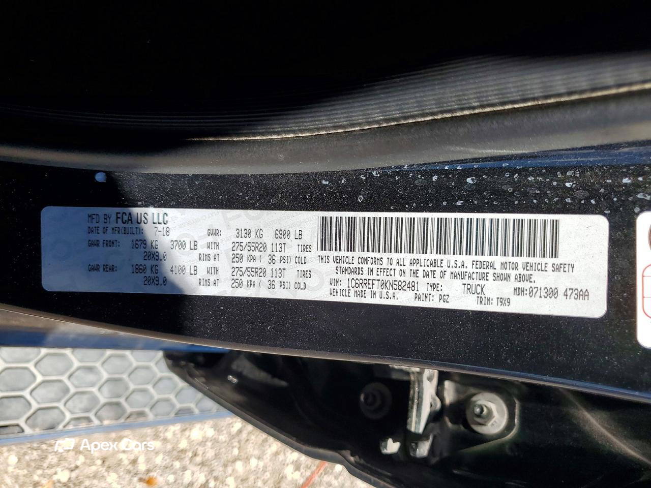 RAM 1500 2019