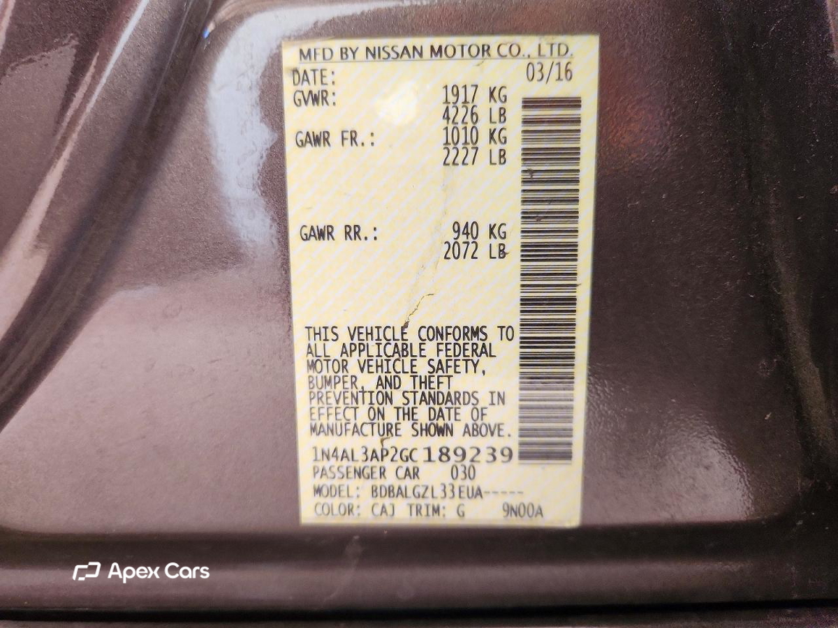 Nissan Altima 2016