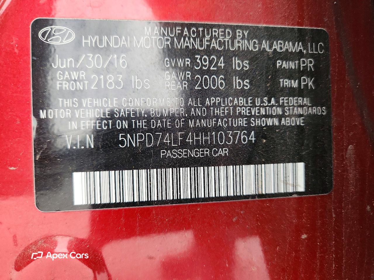 Hyundai Elantra 2017