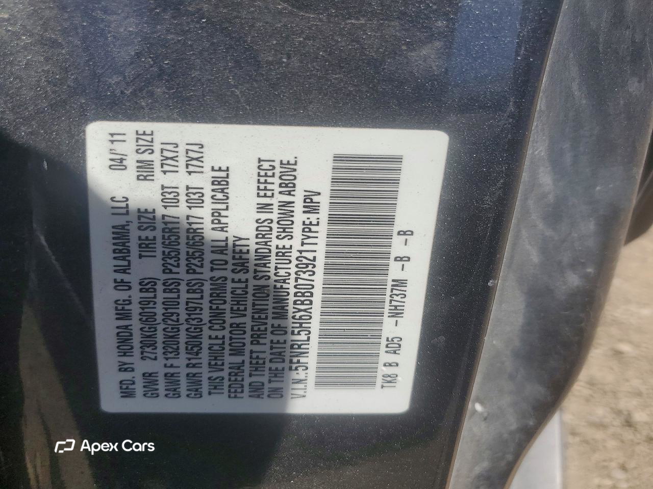 Honda Odyssey 2011