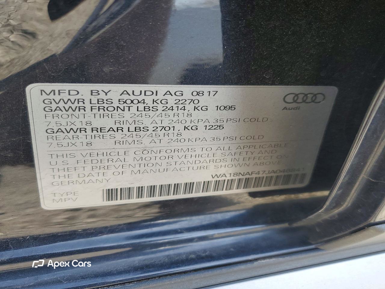Audi A4 2018