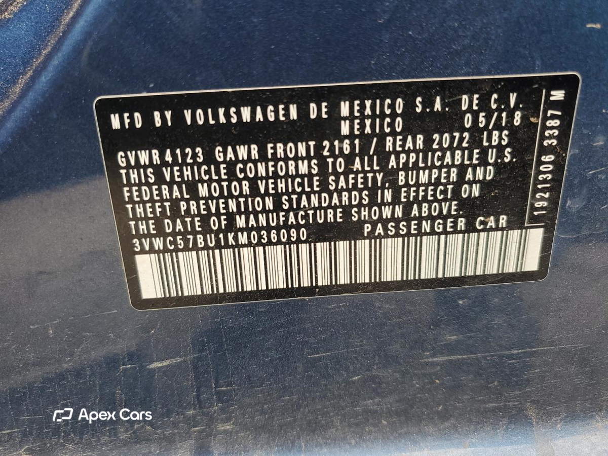 Volkswagen Jetta 2019