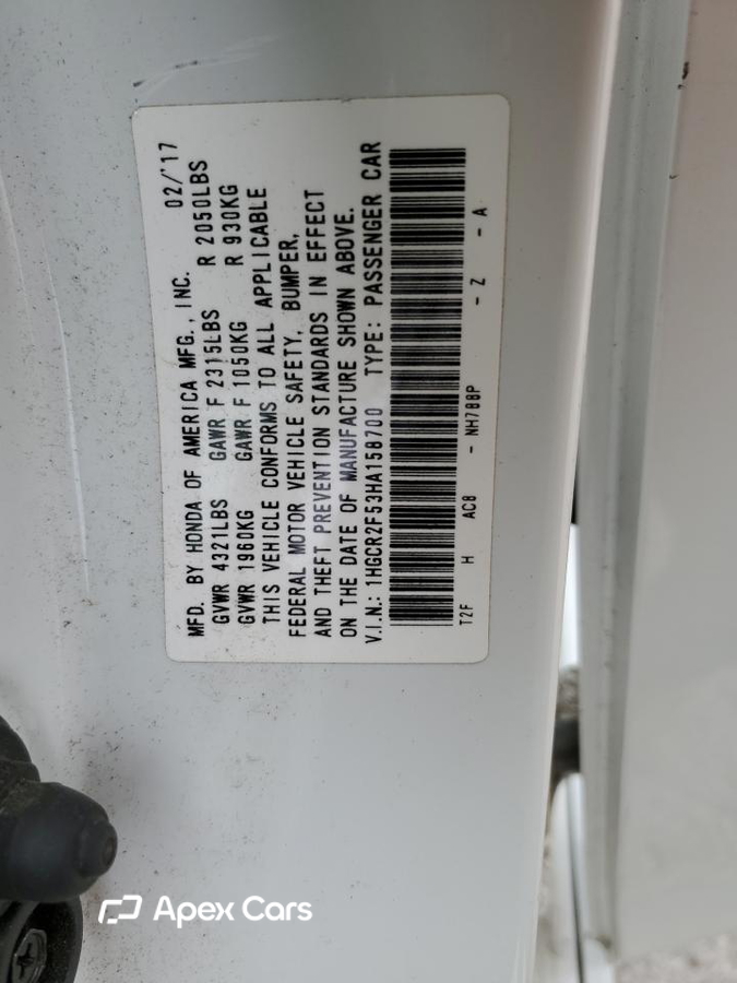 Honda Accord 2017