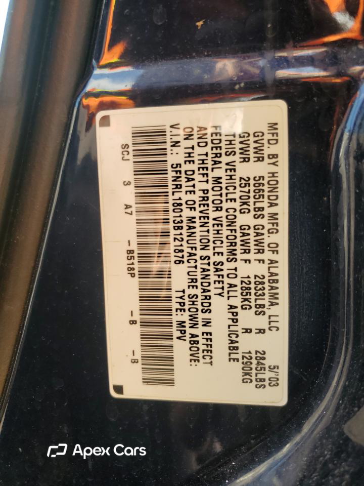Honda Odyssey 2003
