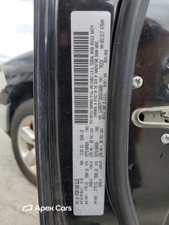 RAM 1500 2019
