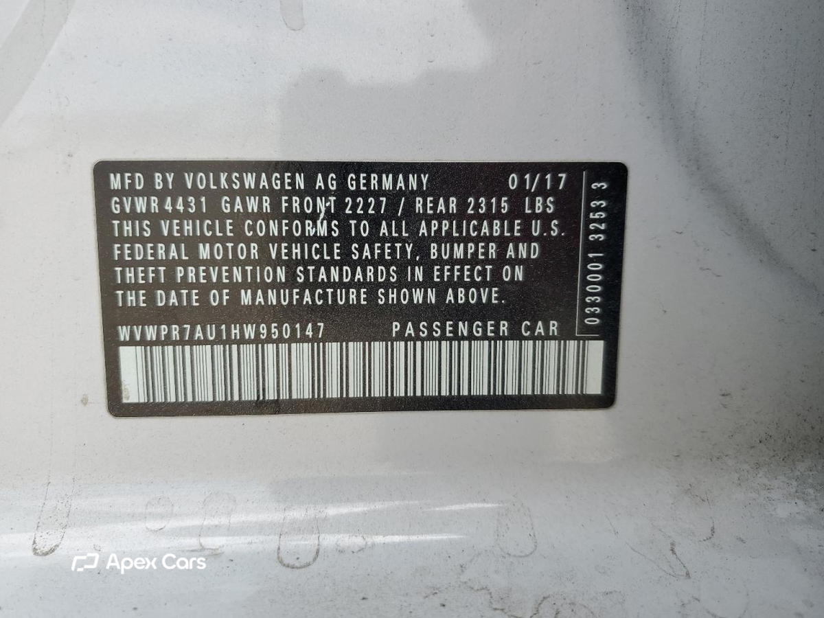Volkswagen Golf 2017