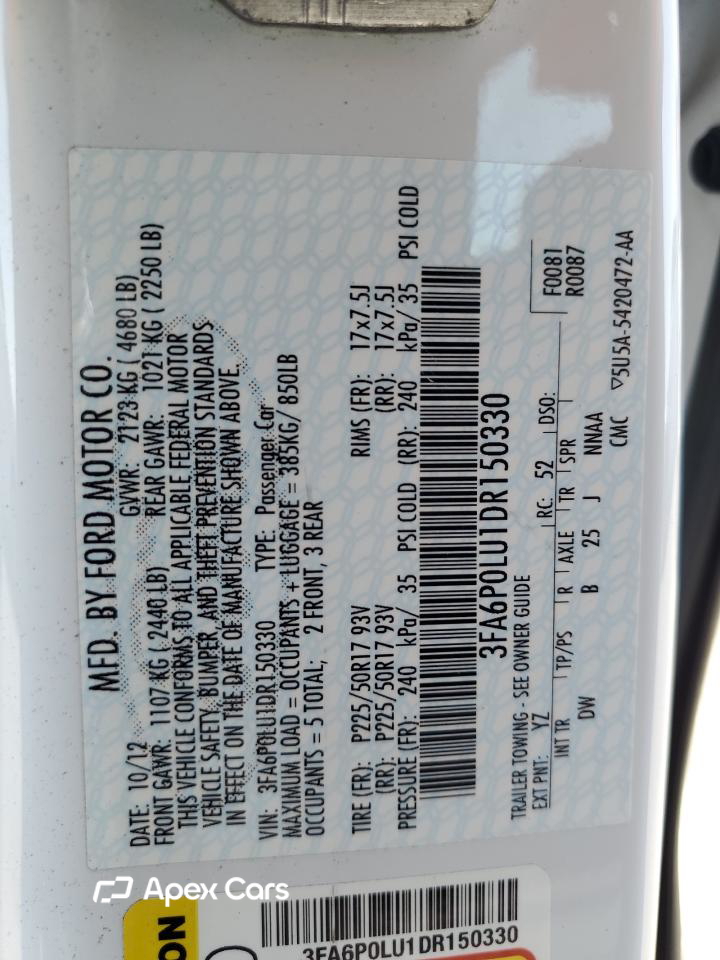 Ford Fusion 2013