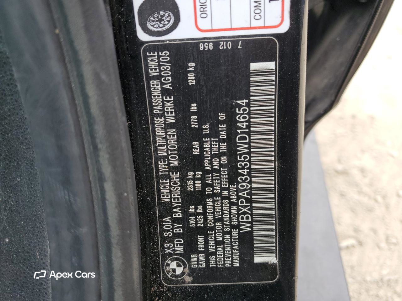 BMW X3 2005