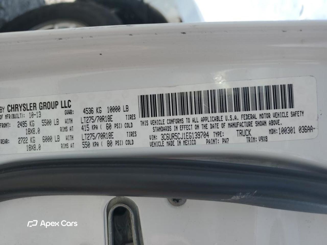 RAM 2500 2014