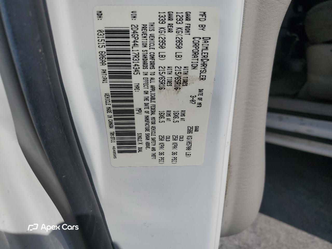 Dodge Caravan 2007