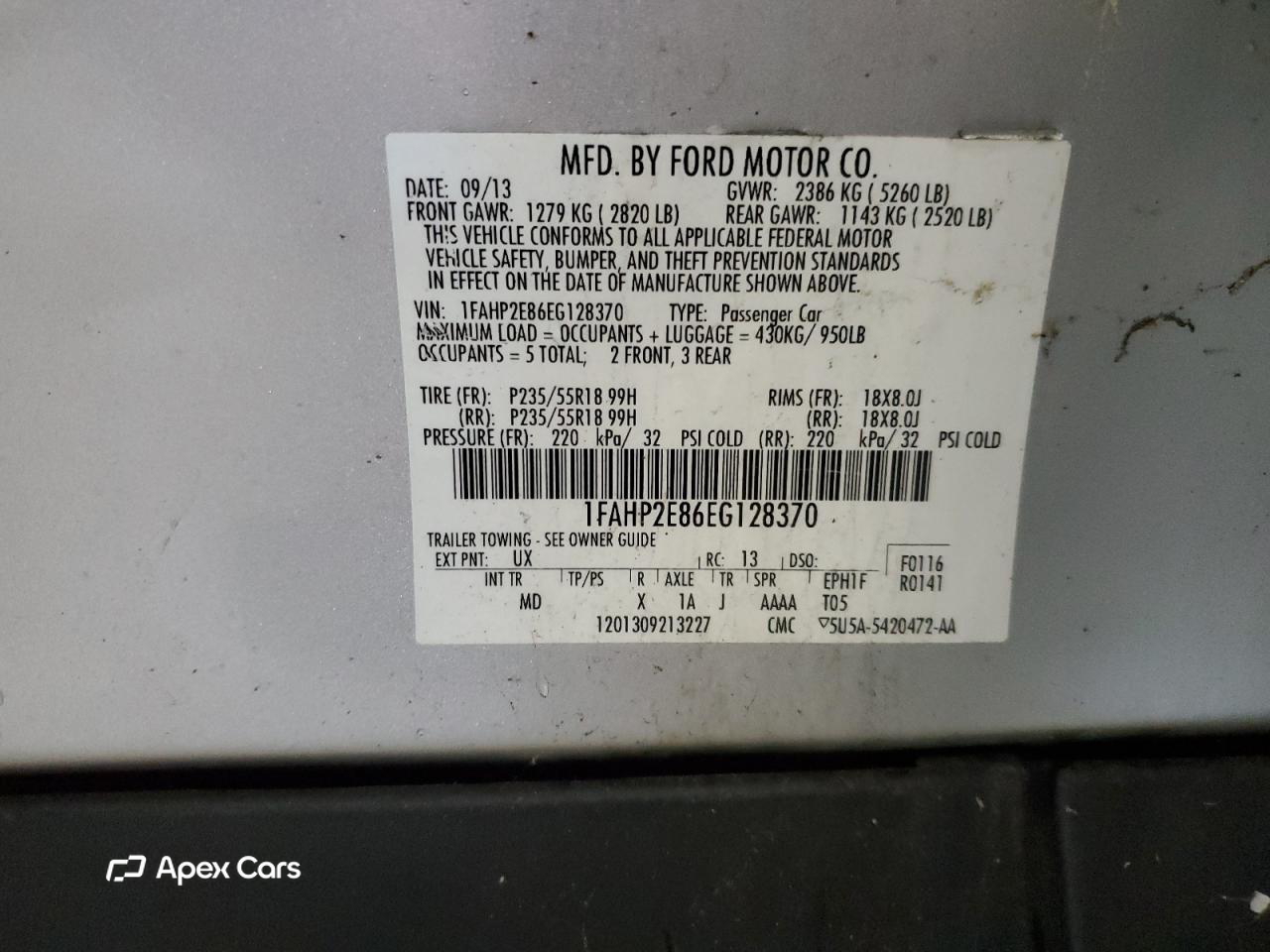 Ford Taurus 2014