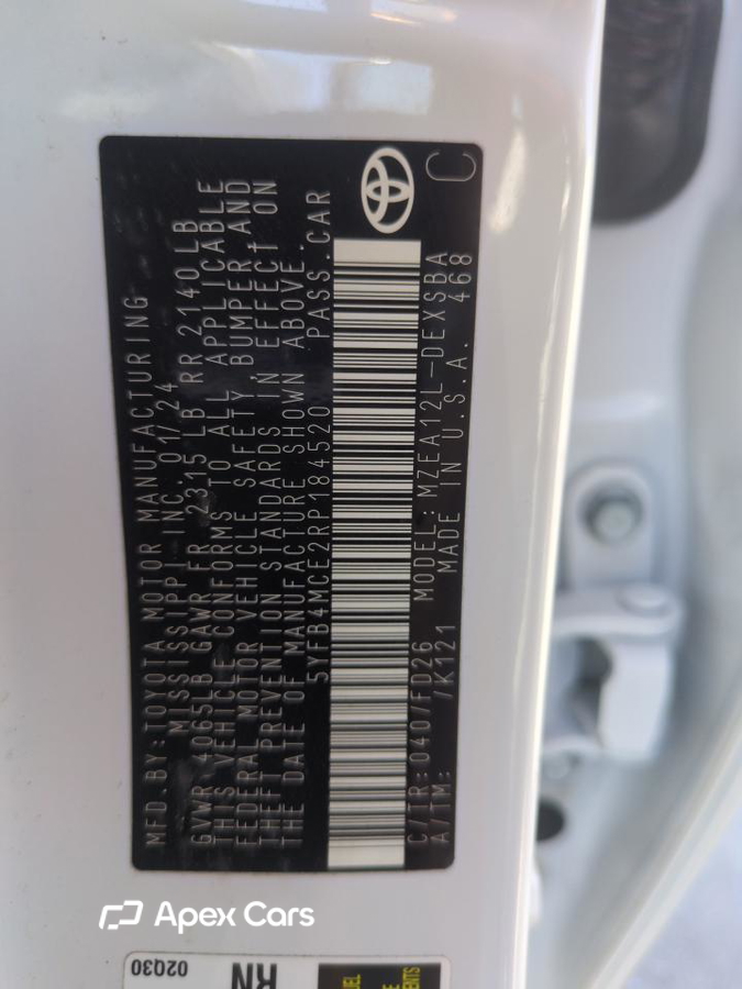 Toyota Corolla 2024