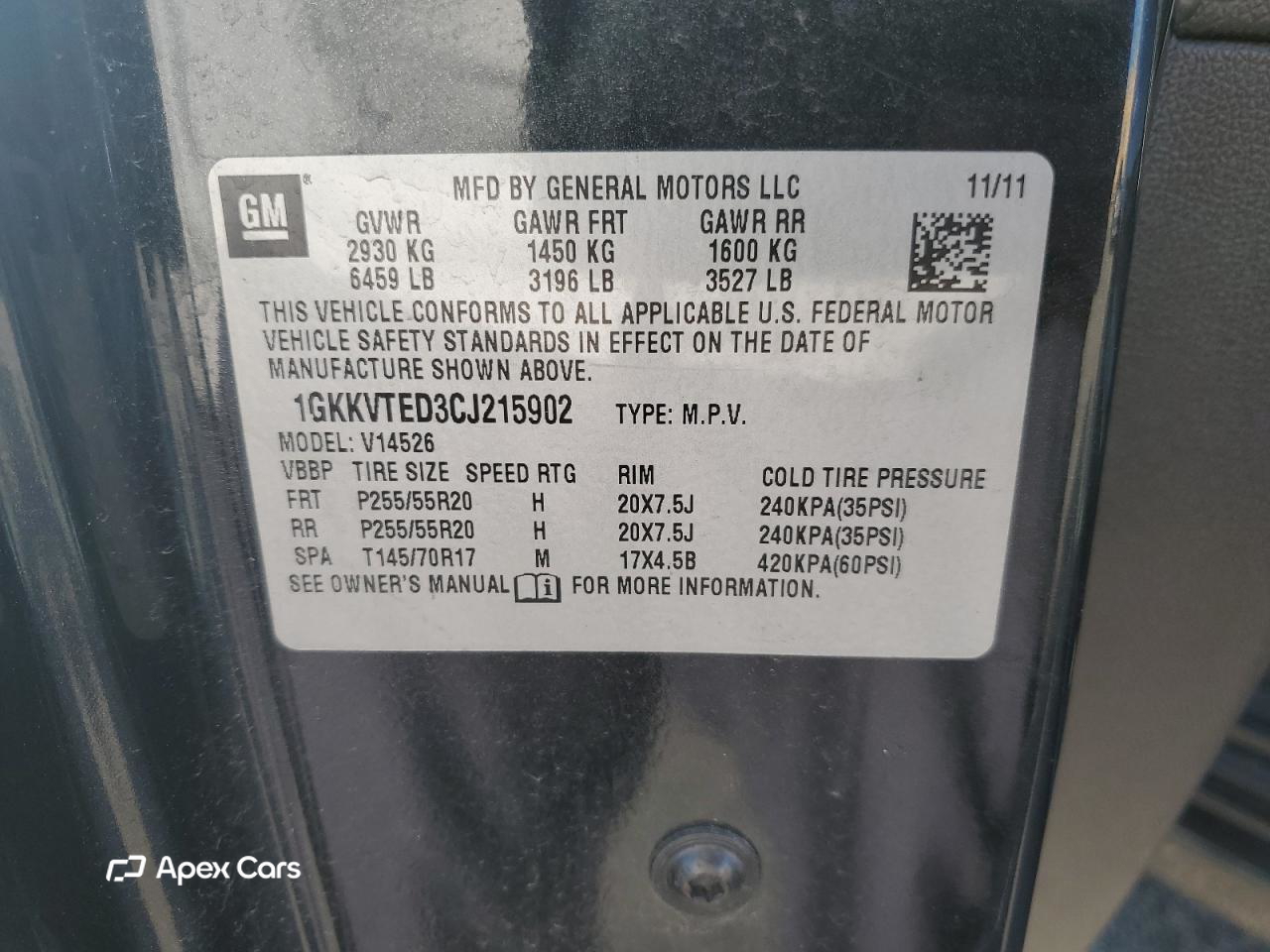 GMC Acadia 2012