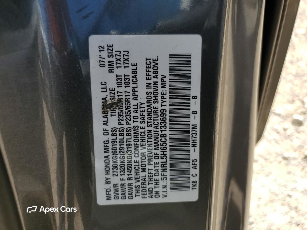 Honda Odyssey 2012