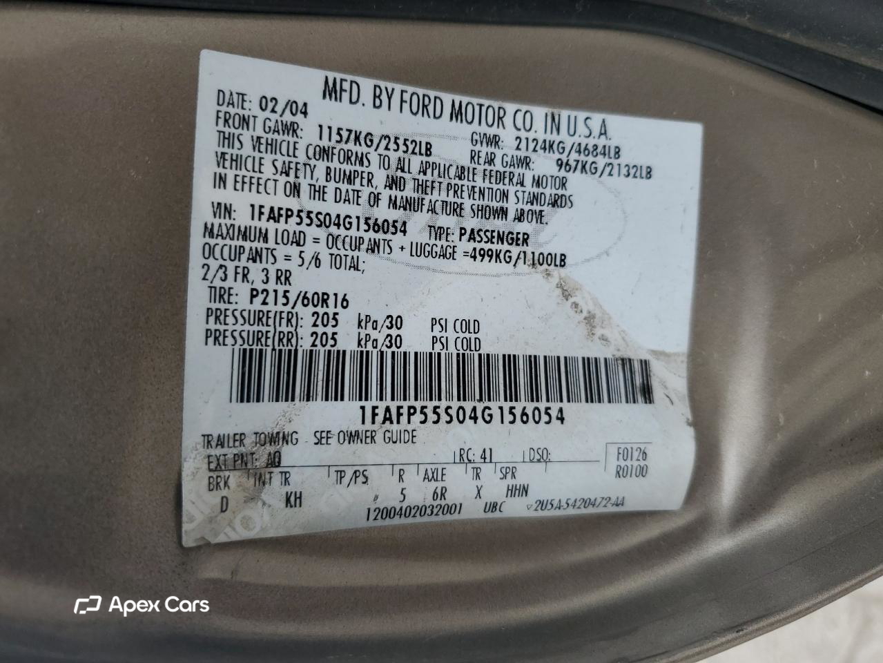 Ford Taurus 2004