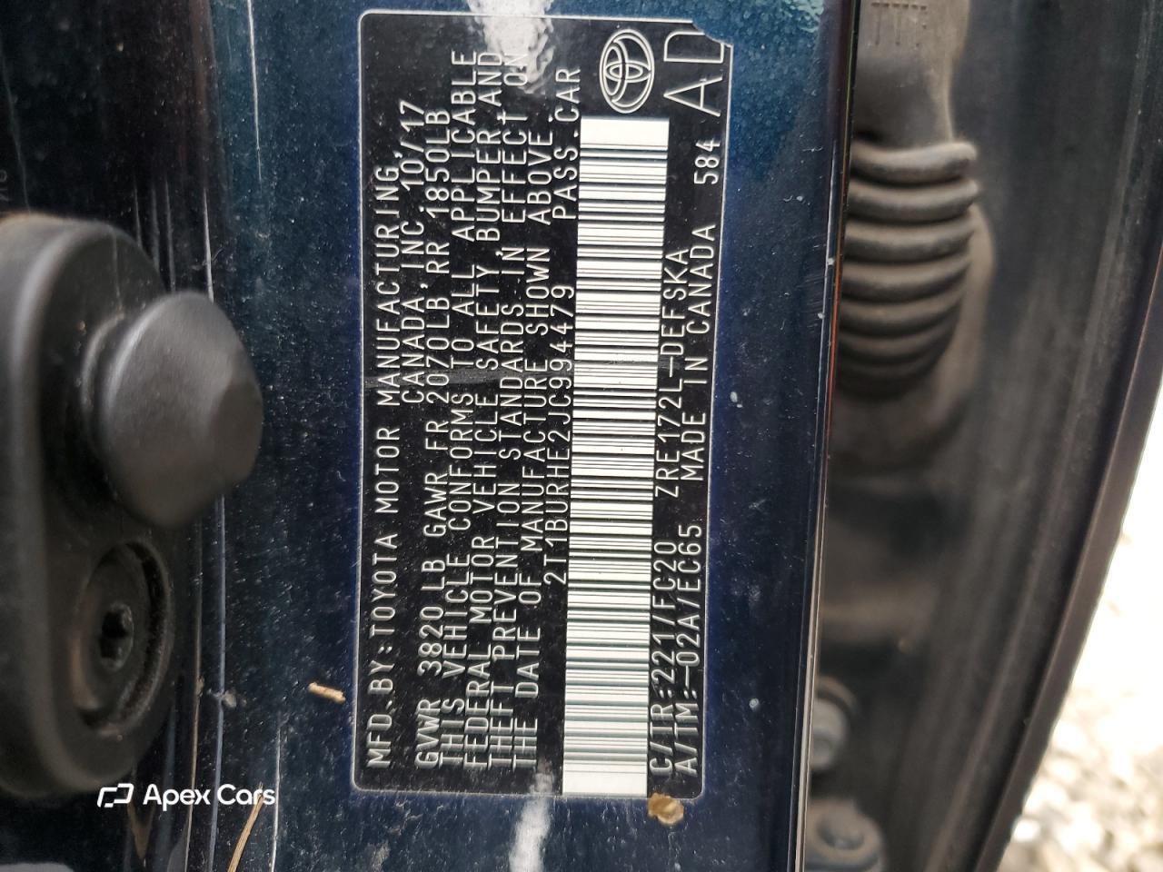 Toyota Corolla 2018