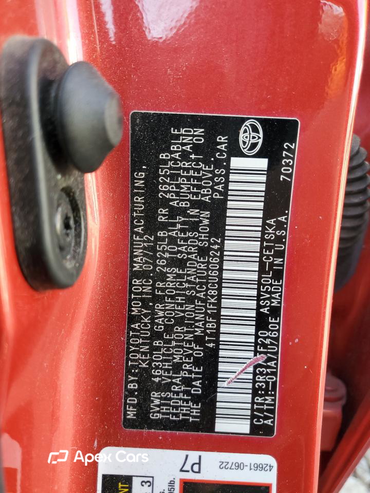 Toyota Camry 2012