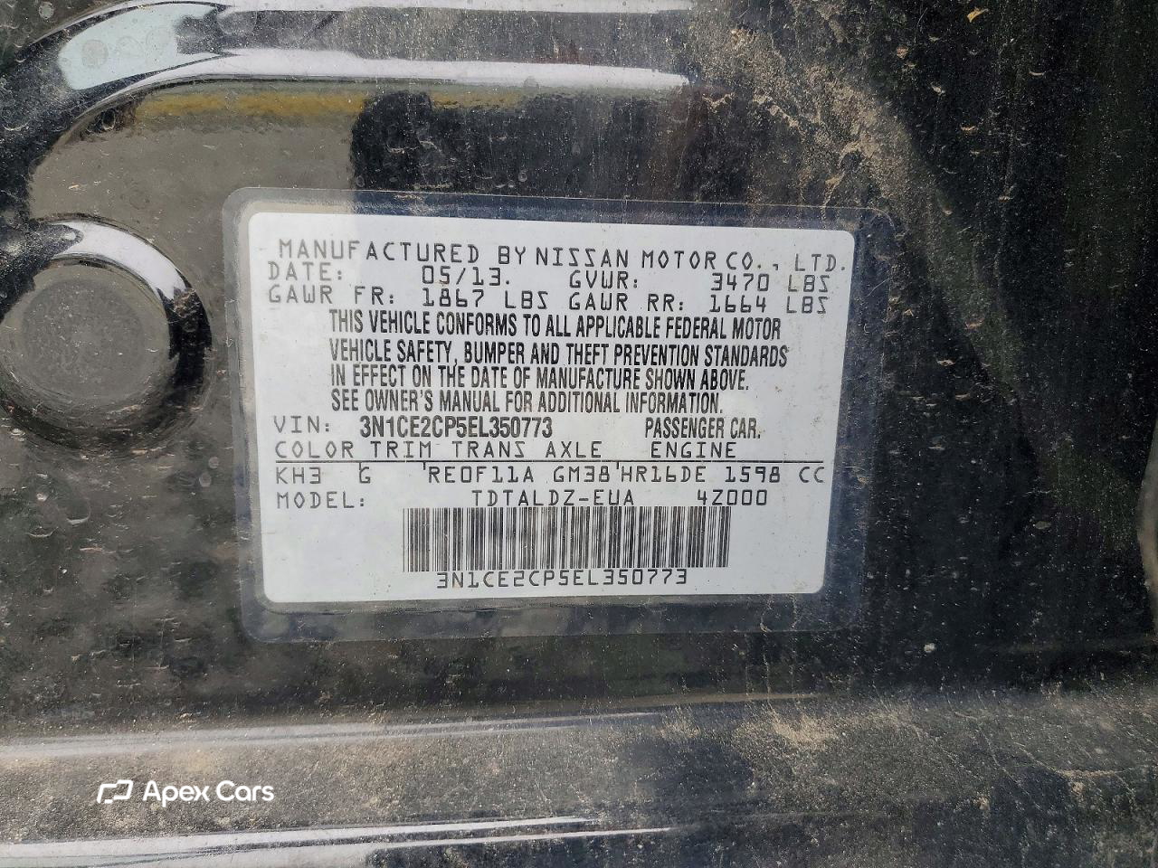 Nissan Versa 2014