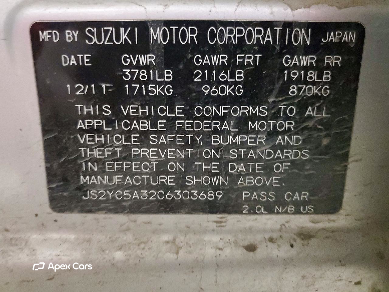 Suzuki SX4 2012