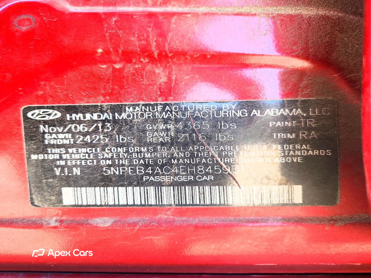 Hyundai Sonata 2014