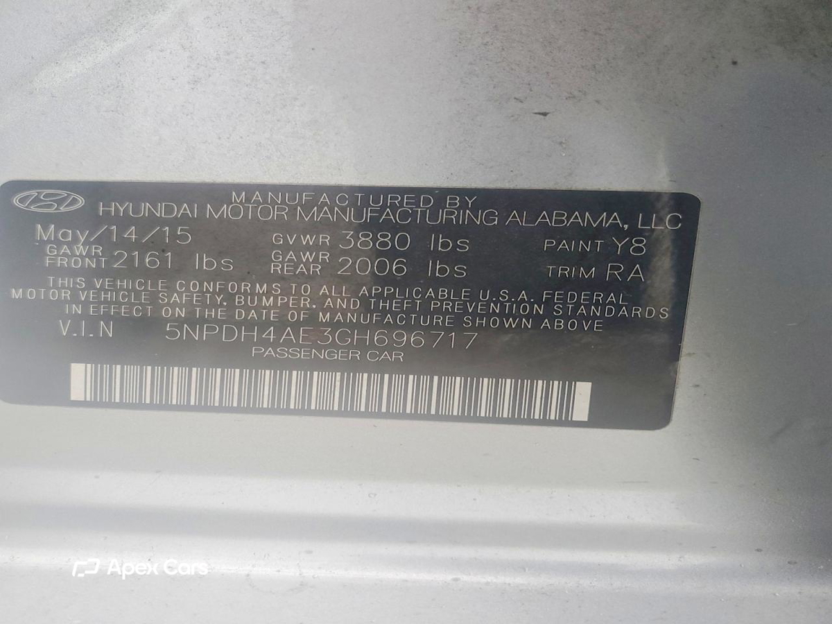 Hyundai Elantra 2016