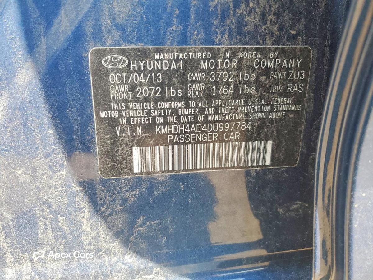 Hyundai Elantra 2013