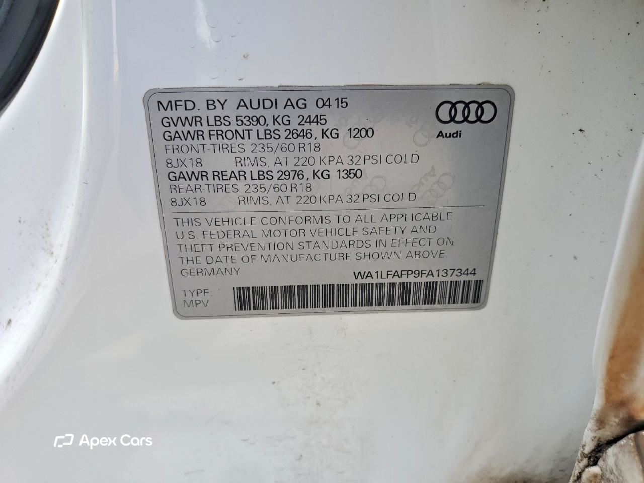 Audi Q5 2015