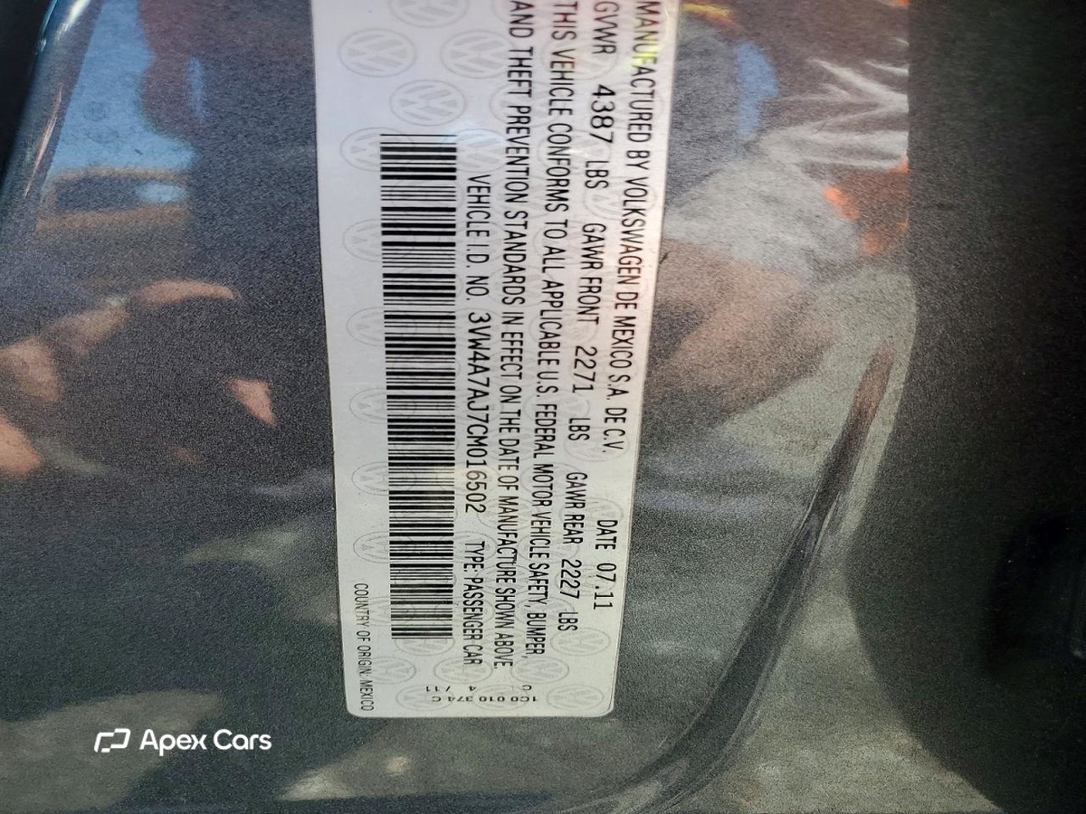 Volkswagen Jetta 2012