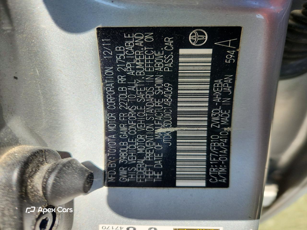 Toyota Prius 2012