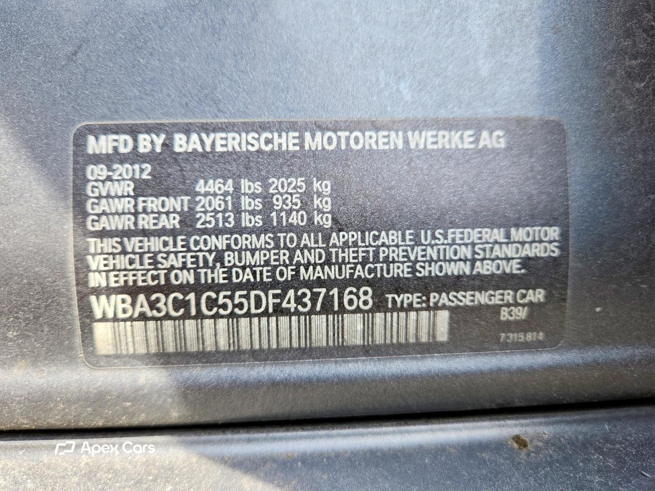 BMW Series 3 2013