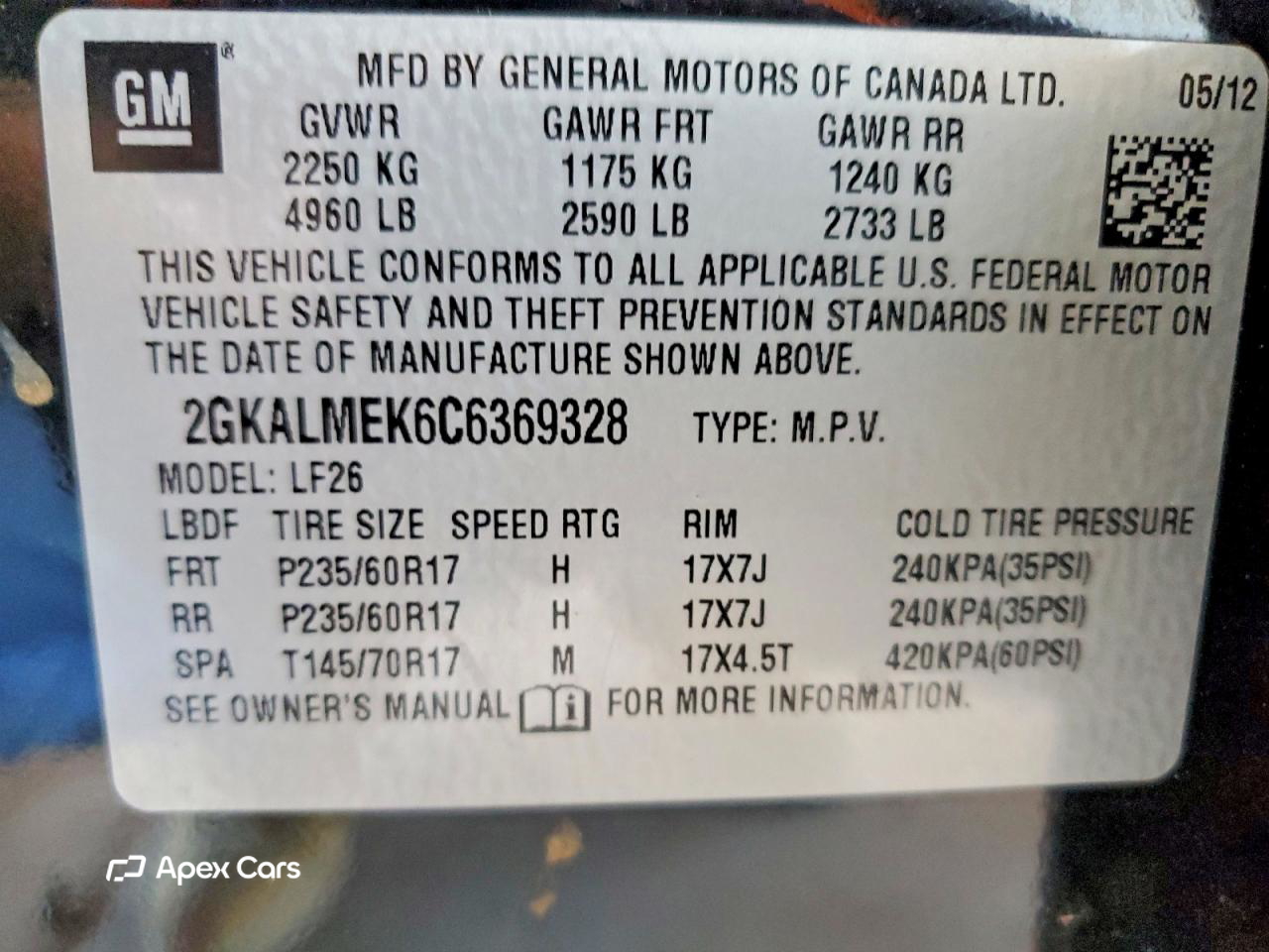 GMC Terrain 2012