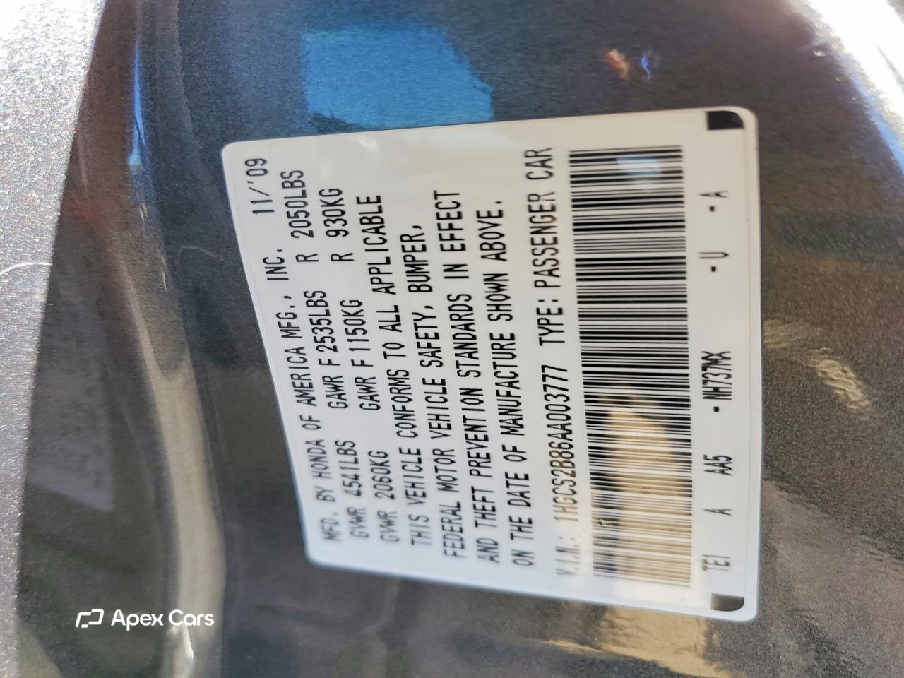 Honda Accord 2010