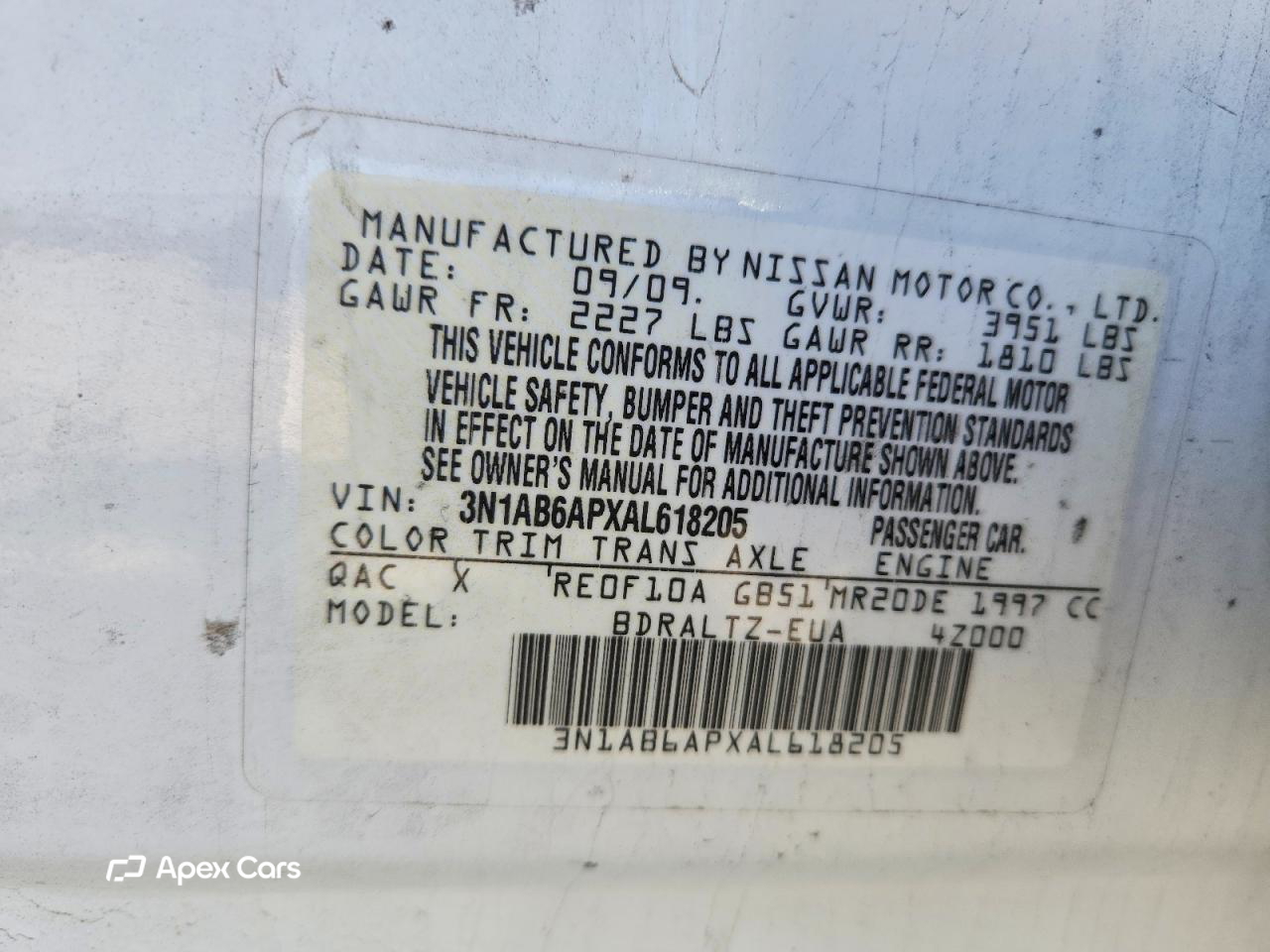 Nissan Sentra 2010