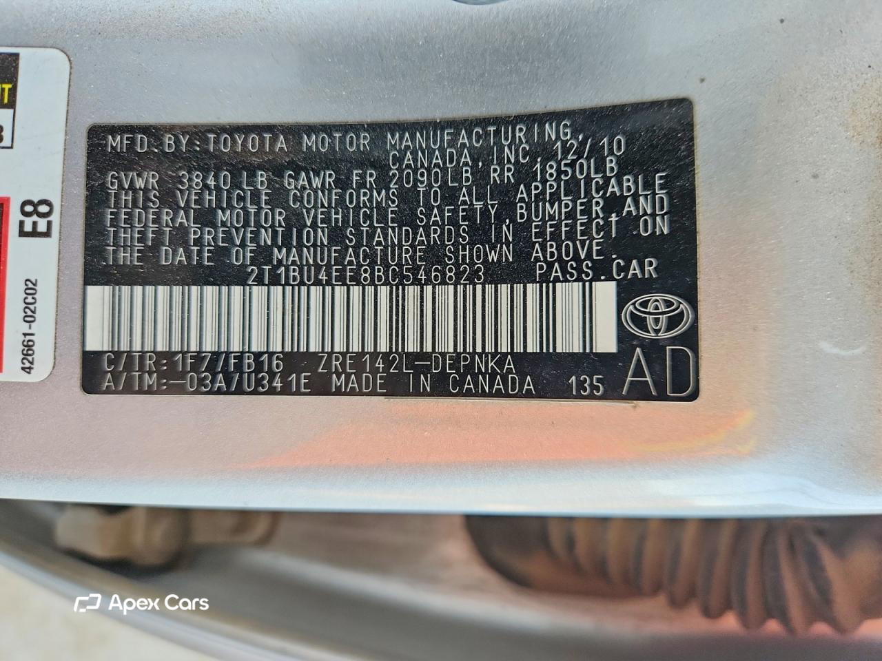Toyota Corolla 2011