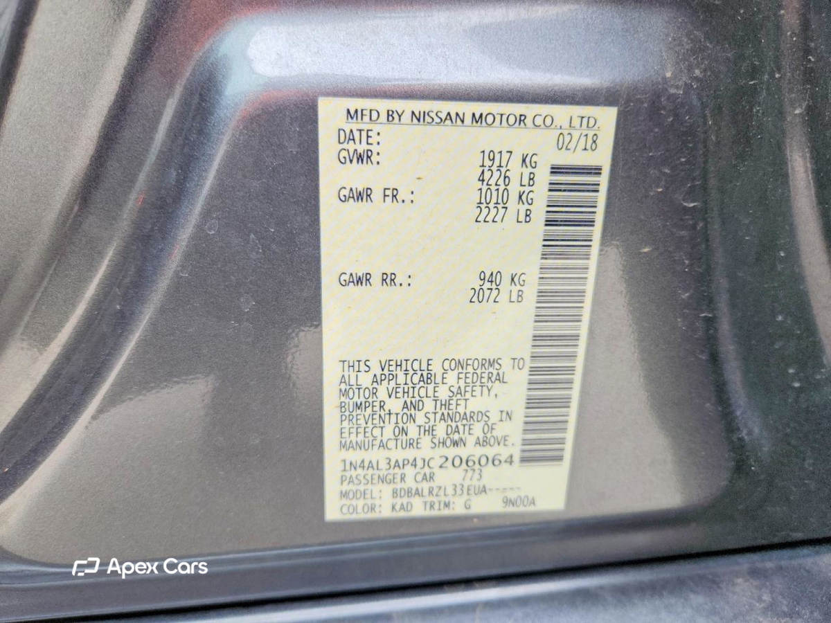 Nissan Altima 2018