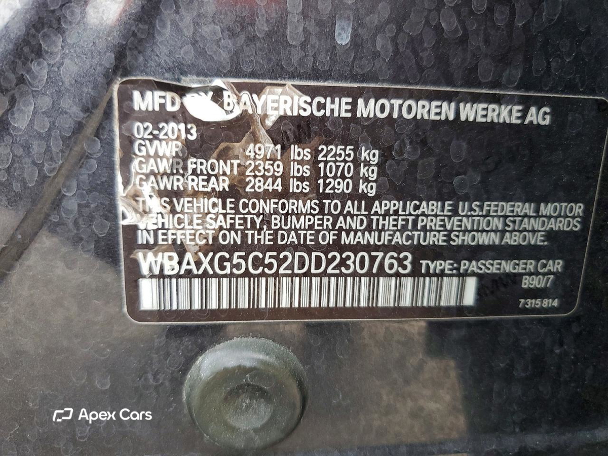 BMW Series 5 2013