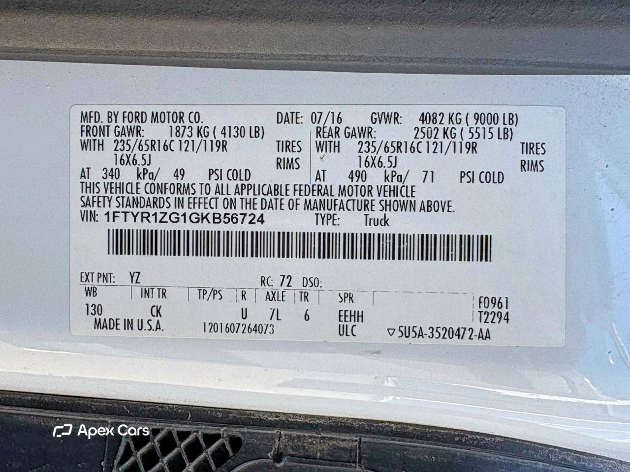 Ford Transit 2016