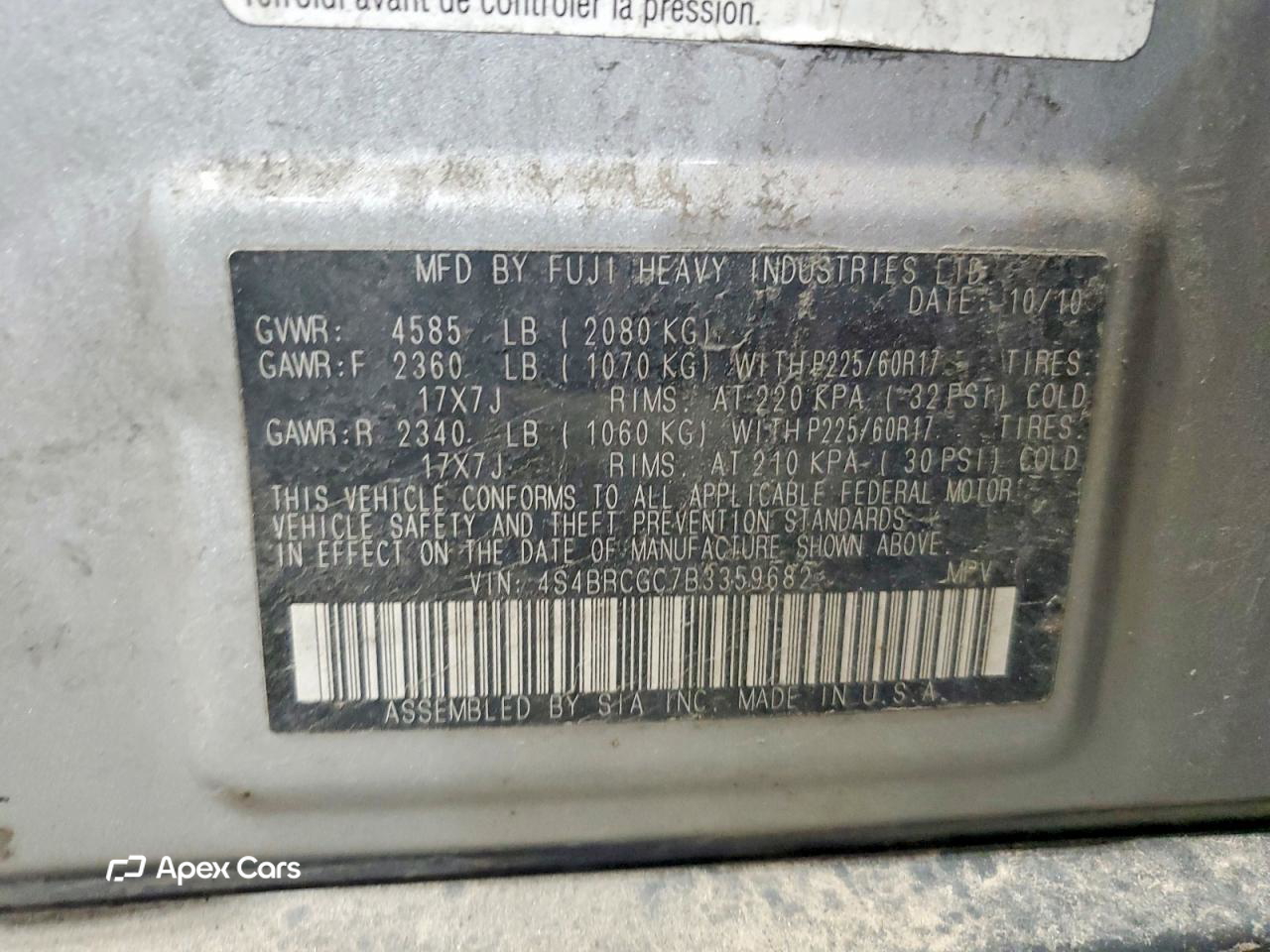 Subaru Outback 2011
