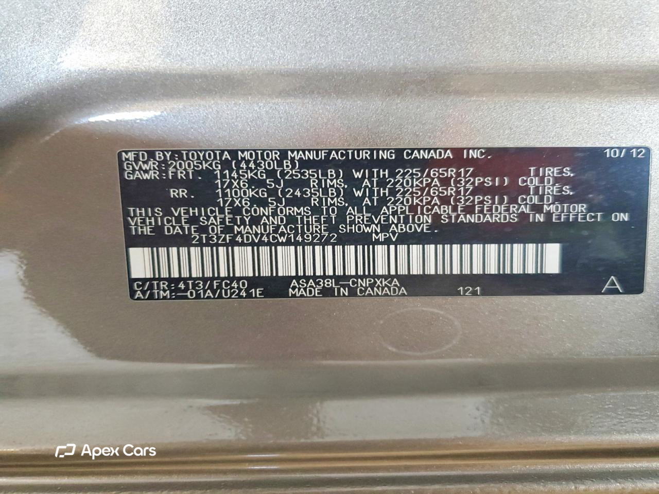Toyota RAV 4 2012