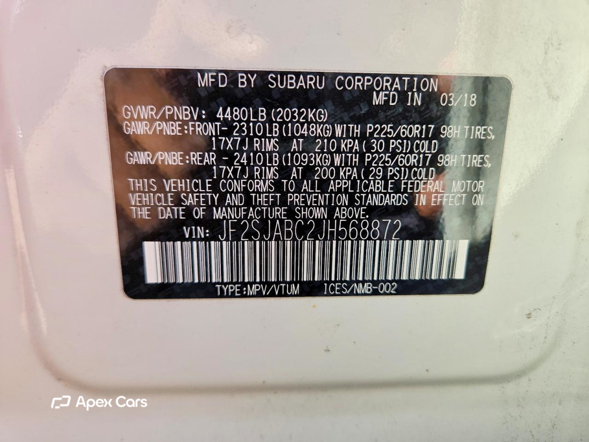 Subaru Forester 2018