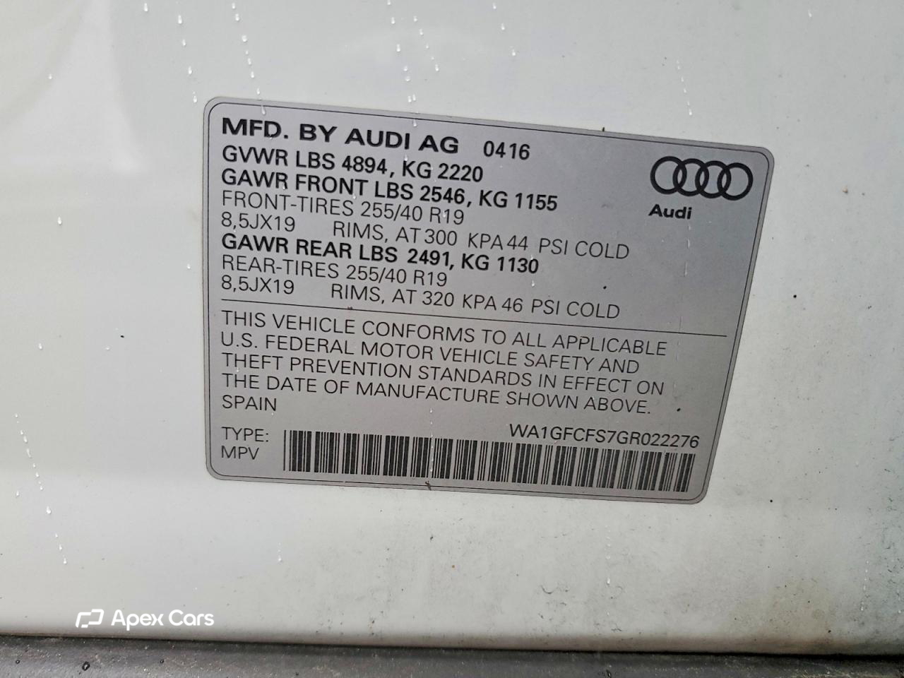 Audi Q3 2016