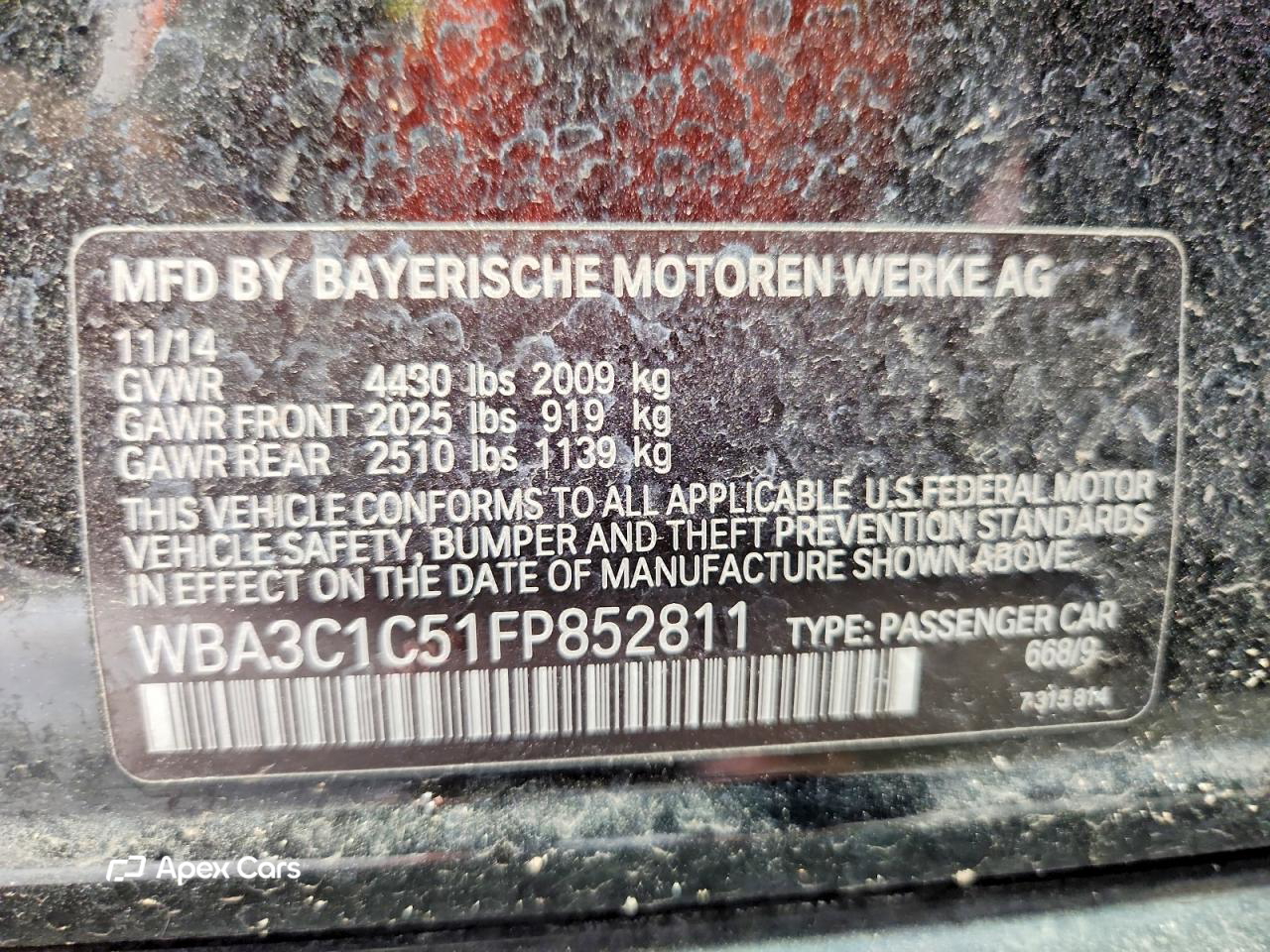 BMW Series 3 2015