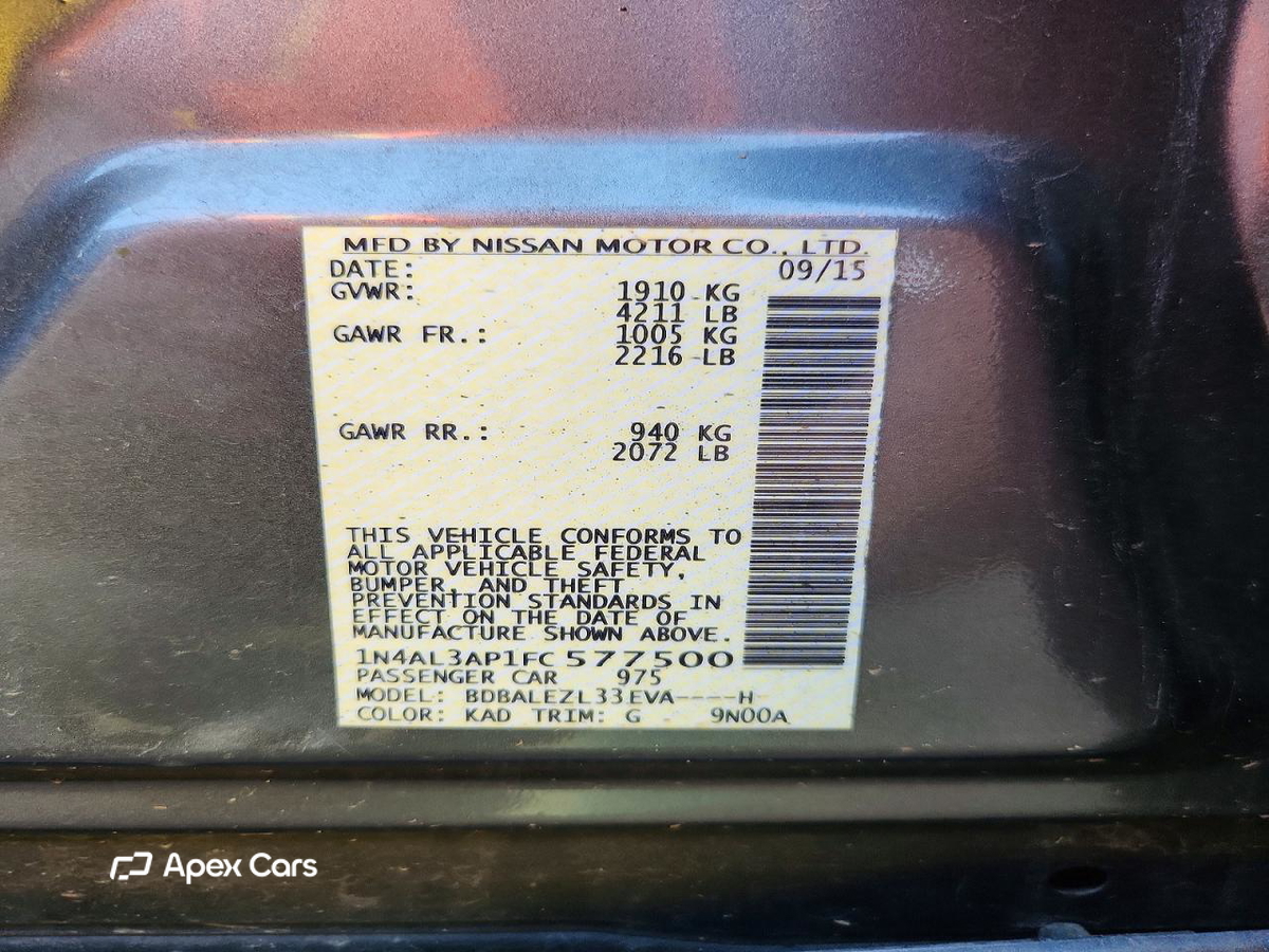 Nissan Altima 2015