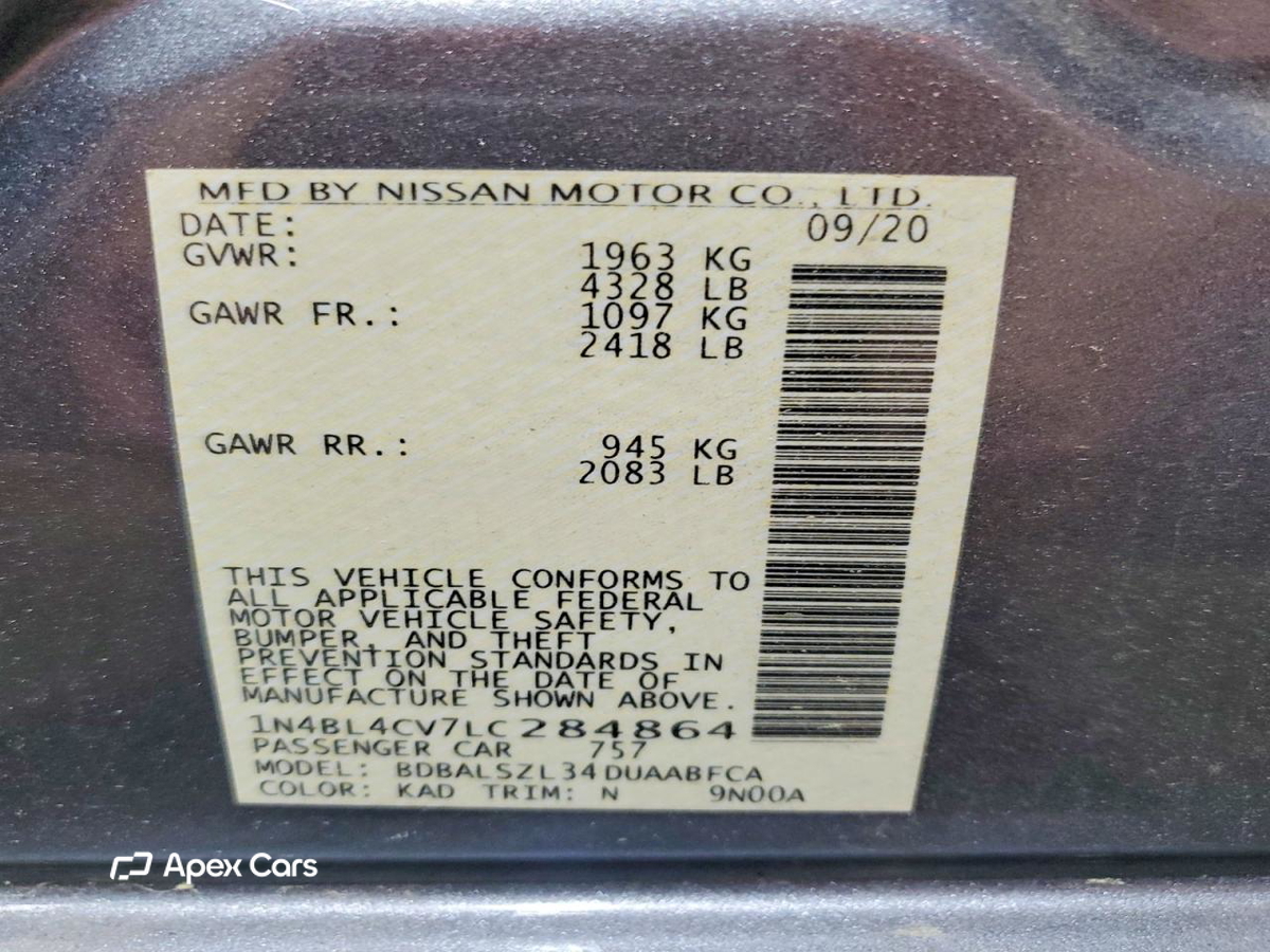 Nissan Altima 2020