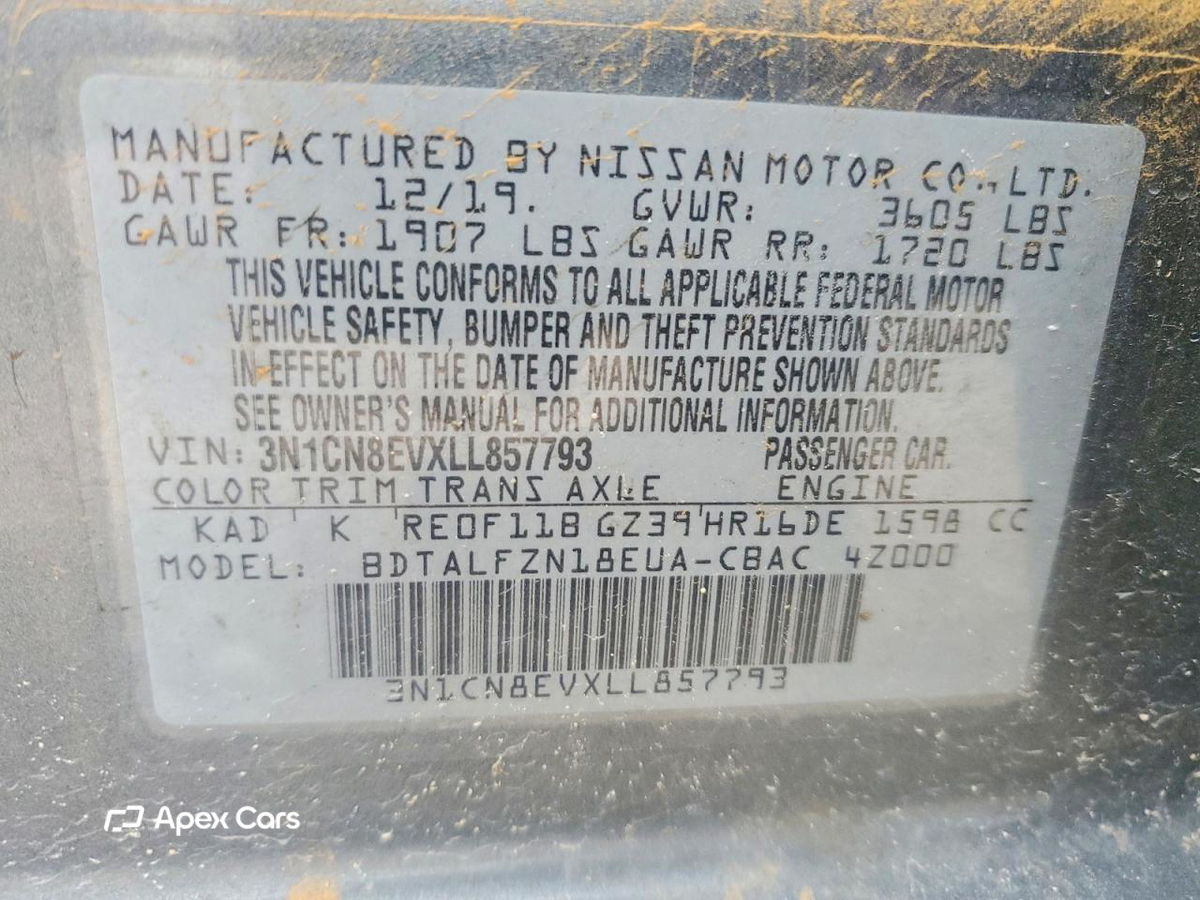 Nissan Versa 2020