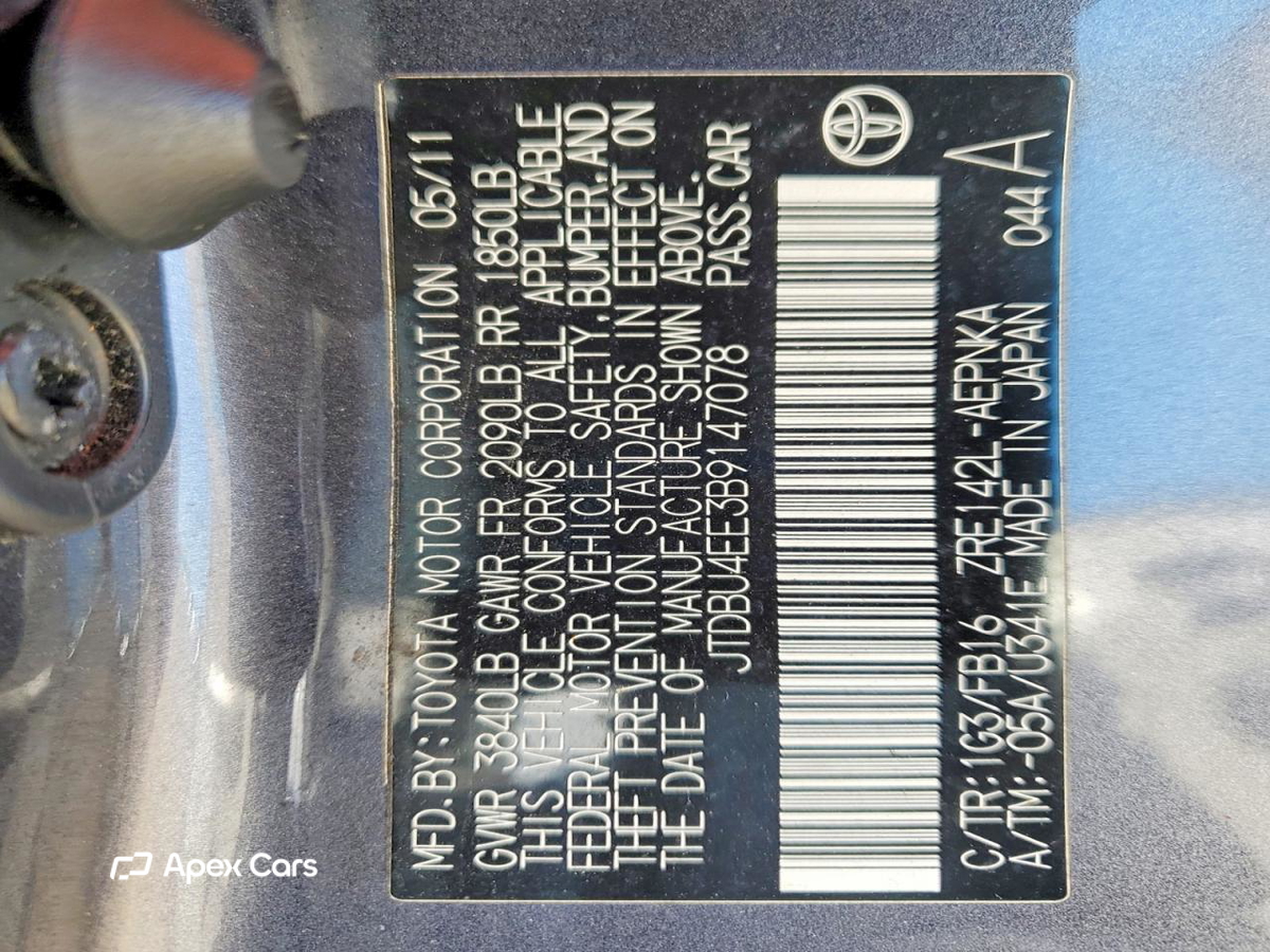 Toyota Corolla 2011