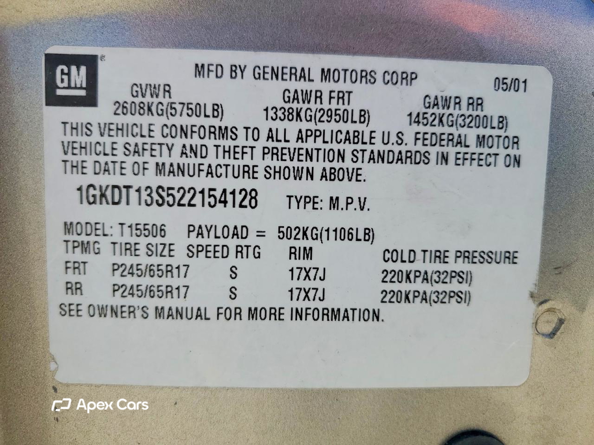 GMC Envoy 2002