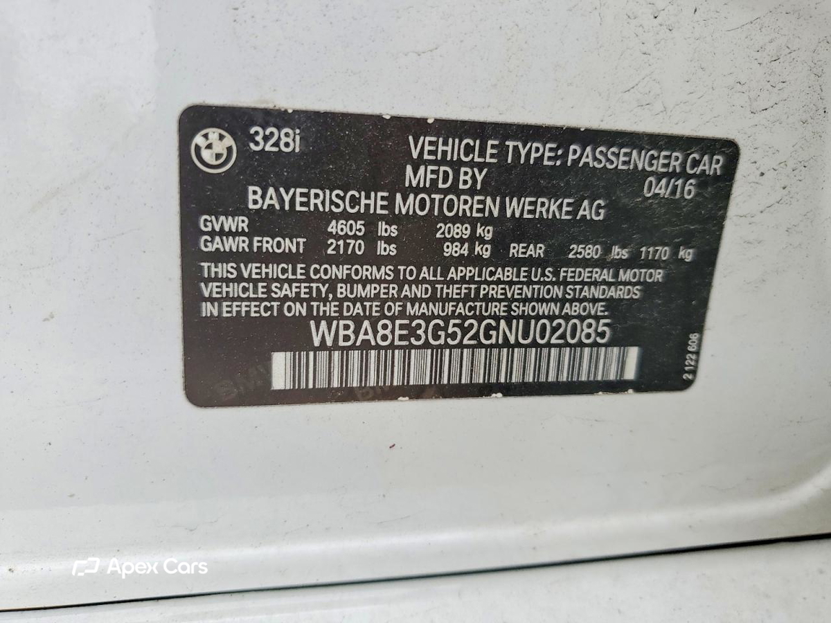 BMW Series 3 2016