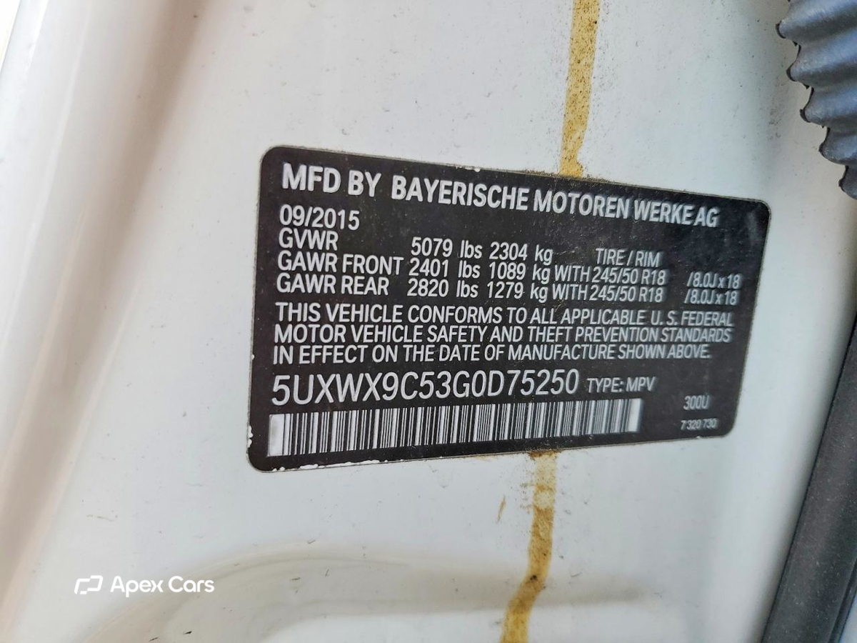 BMW X3 2016