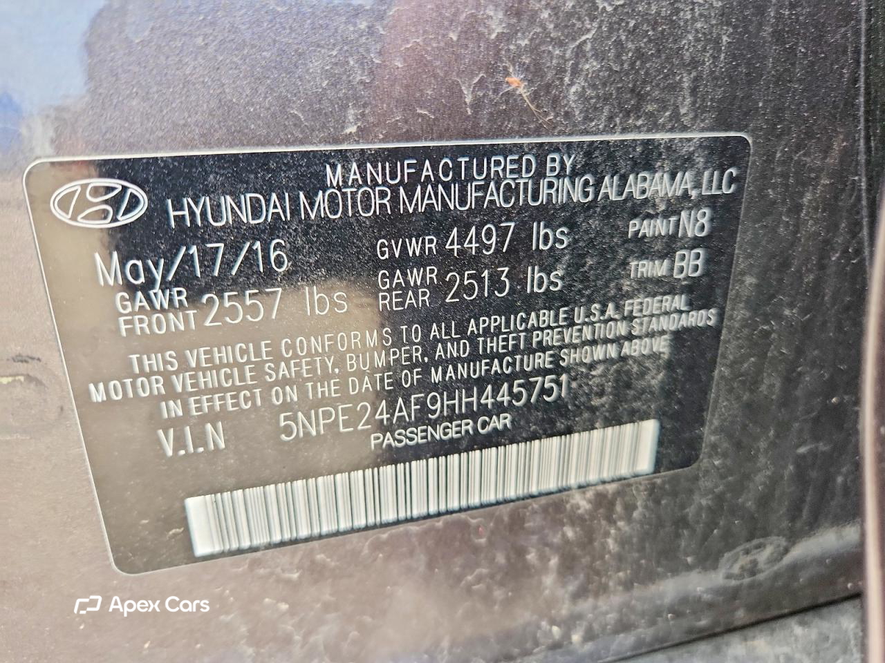 Hyundai Sonata 2017